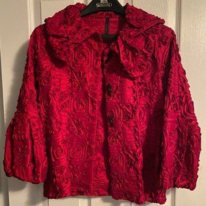 I.C. by Connie K Red Jacket Size Small